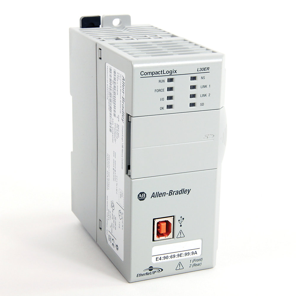 PLC COMPACTLOGIX L30ER 1MB ETHERNET/IP --ALLEN BRADLEY | INTELEM